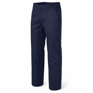 icr navy polycotton work trousers