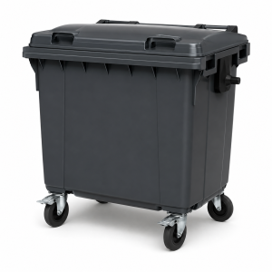 mobile refuse bin 660l
