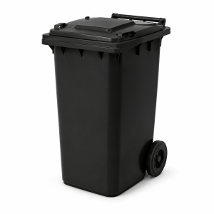 wheelie bin 240l black
